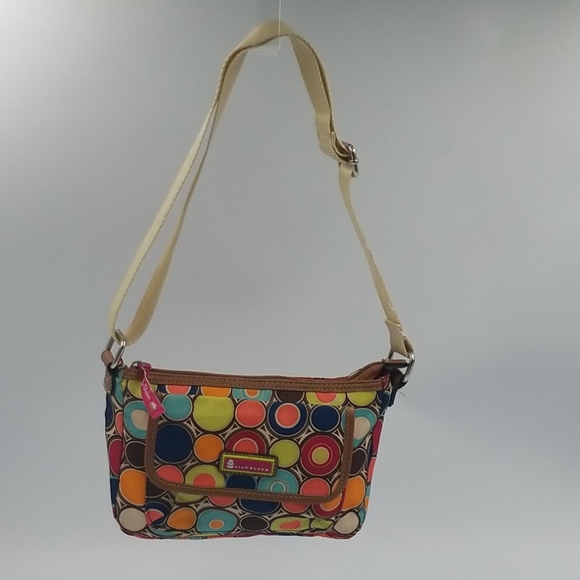Lily Bloom Multicolor Retro Circle Crossbody Bag - Picture 2 of 9